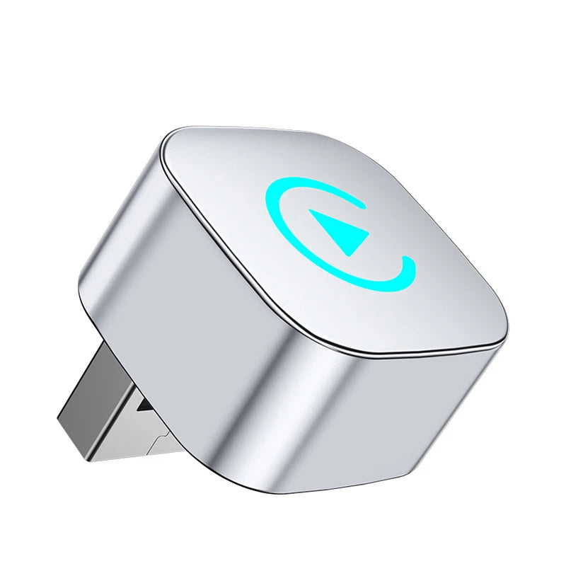 CarPlay wireless adapter wired to wireless CarPlay/Android Auto automatic plug and play, suitable for iPhone and Android